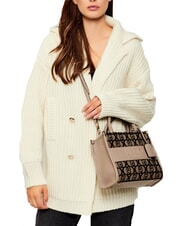 LIUJO RIDHI Sac fourre-tout en tissu avec bandoulière NOIR - Sacs pour Femme - 6