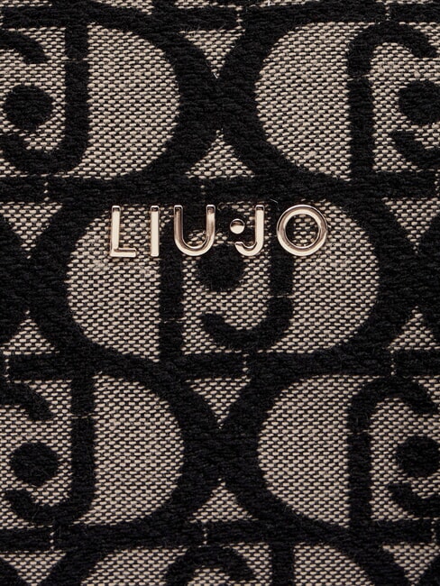 AMELIE Petite malle en tissu jacquard tabac - Sacs pour Femme