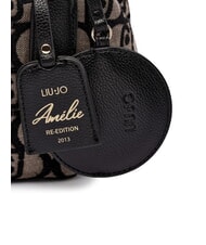 LIUJO AMELIE Petite malle en tissu jacquard tabac - Sacs pour Femme - 6