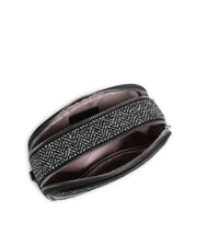 LIUJO RIDHI Mini sac bandoulière en tissu à chevrons NOIR - Sacs pour Femme - 4