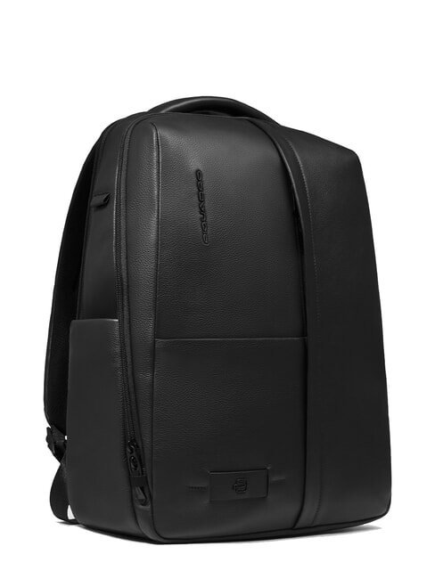 RUSSEL Sac &agrave; dos en cuir pour ordinateur portable 15,6" Noir - Sacs &agrave; dos pour ordinateur portable