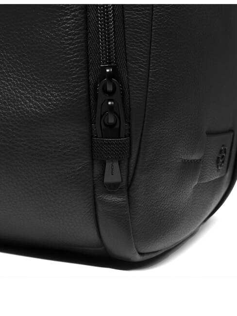 RUSSEL Sac &agrave; dos en cuir pour ordinateur portable 15,6" Noir - Sacs &agrave; dos pour ordinateur portable