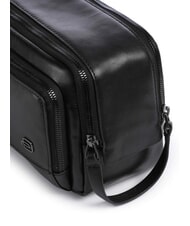 PIQUADRO W136 Trousse de beauté en cuir Noir - Trousses - 3