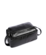 PIQUADRO W136 Trousse de beauté en cuir Noir - Trousses - 5