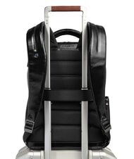 PIQUADRO BLUE SQUARE Sac à dos pour ordinateur portable 14 pouces à contrôle rapide Noir - Sacs à dos pour ordinateur portable - 3