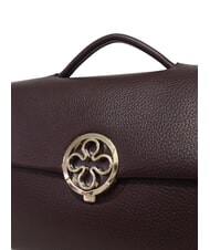 V73 FEDERICA Grand sac à main avec bandoulière Bordeaux - Sacs pour Femme - 3