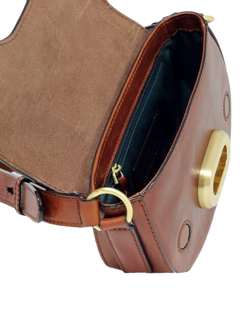 ILARIA Mini sac à bandoulière en cuir MARRON - Sacs pour Femme