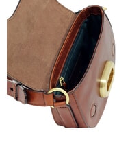 THE BRIDGE ILARIA Mini sac à bandoulière en cuir MARRON - Sacs pour Femme - 3