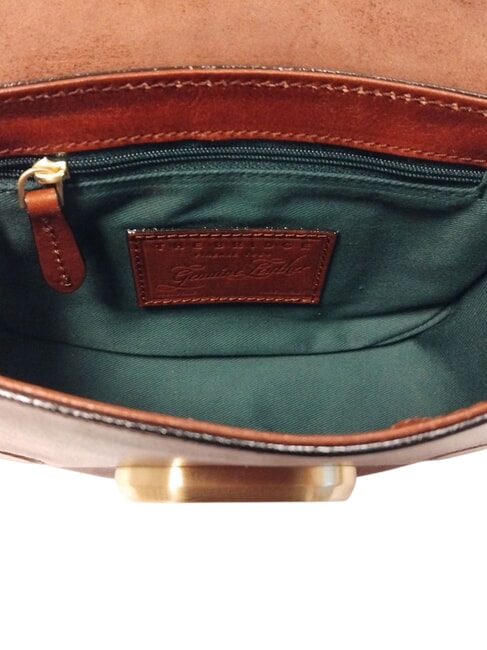 ILARIA Mini sac à bandoulière en cuir MARRON - Sacs pour Femme