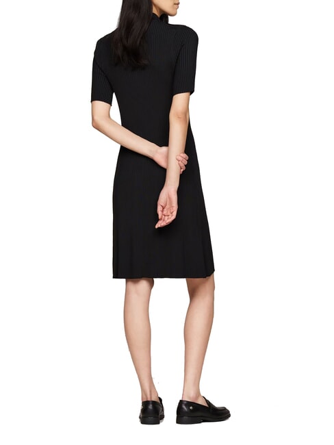 TH  Robe à boutons noir - Vêtements femme