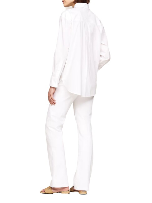 TH  chemise en coton &agrave; manches longues blanc optique - Chemises
