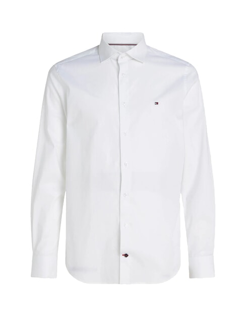 TH  chemise &agrave; manches longues blanc brillant - Chemises pour hommes