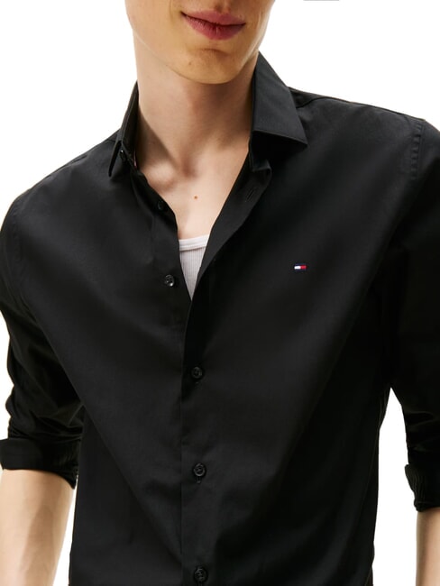 TH  chemise à manches longues noir - Chemises pour hommes