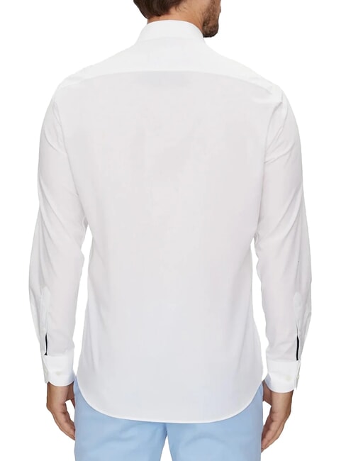 TH Cotton chemise &agrave; manches longues blanc optique - Chemises pour hommes