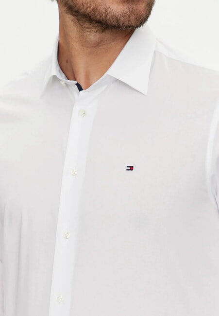 TH Cotton chemise &agrave; manches longues blanc optique - Chemises pour hommes