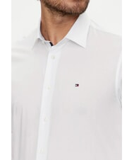 TOMMY HILFIGER TH Cotton chemise &agrave; manches longues blanc optique - Chemises pour hommes - 3