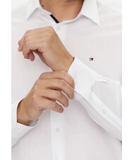 TOMMY HILFIGER TH Cotton chemise &agrave; manches longues blanc optique - Chemises pour hommes - 4
