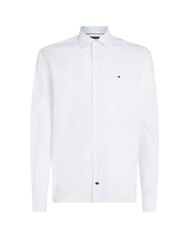 TOMMY HILFIGER TH Cotton chemise &agrave; manches longues blanc optique - Chemises pour hommes - 5