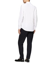 TOMMY HILFIGER TH  chemise en coton à manches longues blanc optique - Chemises pour hommes - 2