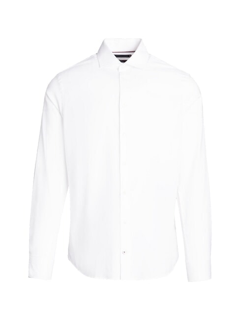 TH  chemise en coton à manches longues blanc optique - Chemises pour hommes