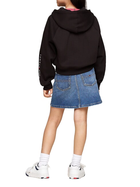 TH KIDS Sweatshirt à capuche noir - Bébé Sweat
