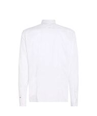 TOMMY HILFIGER TH  Chemise en coton m&eacute;lang&eacute; blanc optique - Chemises pour hommes - 4