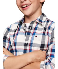 TOMMY HILFIGER TH KIDS Chemise tartan indigo vibrant - chemises pour enfants - 3