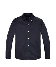 TOMMY HILFIGER TH KIDS chemise en coton à manches longues ciel du désert - chemises pour enfants - 4