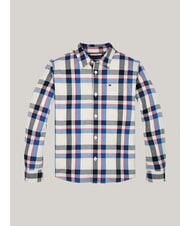 TOMMY HILFIGER TH KIDS Chemise tartan indigo vibrant - chemises pour enfants - 4