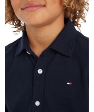 TOMMY HILFIGER TH KIDS chemise en coton ciel du désert - chemises pour enfants - 3