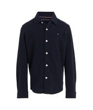 TOMMY HILFIGER TH KIDS chemise en coton ciel du désert - chemises pour enfants - 4