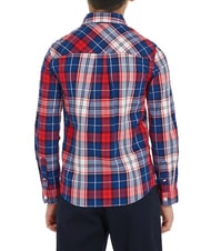 TOMMY HILFIGER TH KIDS Tartan chemise en coton - chemises pour enfants