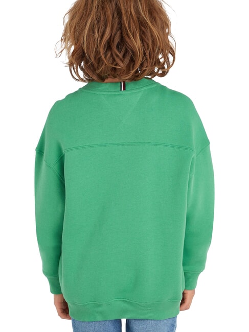 TH KIDS Sweat-shirt en coton mélangé vert côtier - Bébé Sweat