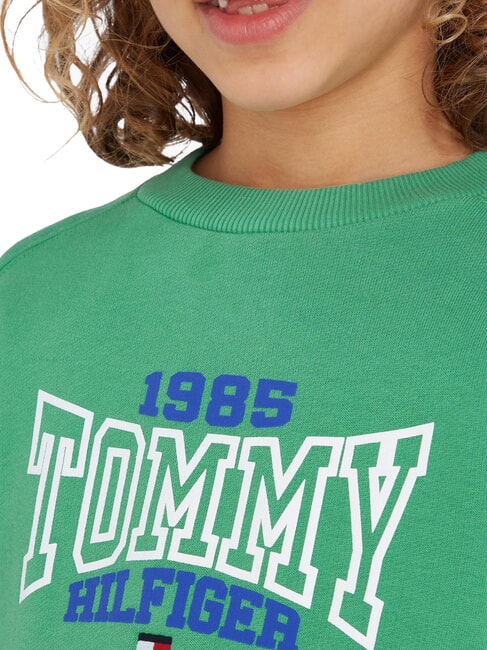 TH KIDS Sweat-shirt en coton mélangé vert côtier - Bébé Sweat