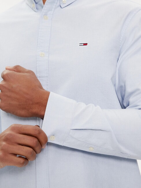 TH JEANS chemise en coton bleu mod&eacute;r&eacute; - Chemises pour hommes