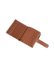 COCCINELLE METALLIC SOFT Mini portefeuille en cuir Cognac - Portefeuilles Femme - 2