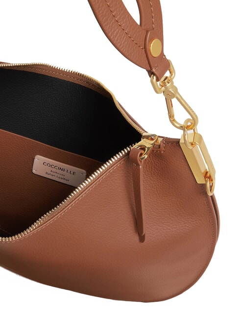 SUNUP  Sac &agrave; bandouli&egrave;re, avec bandouli&egrave;re cognac/noir - Sacs pour Femme