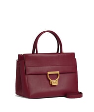 COCCINELLE ARLETTIS Sac à main en cuir martelé groseille - Sacs pour Femme - 2