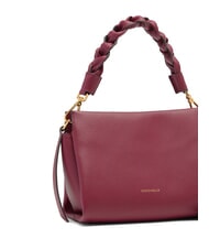 COCCINELLE BOHEME GRANA DOUBLE Sac à main, avec bandoulière, en cuir groseilles/prunes - Sacs pour Femme - 3
