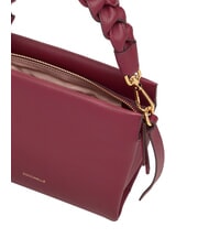 COCCINELLE BOHEME GRANA DOUBLE Sac à main, avec bandoulière, en cuir groseilles/prunes - Sacs pour Femme - 4