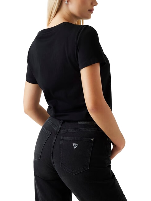 SS CN KRYSTAL TRIANGLE T-shirt à manches courtes avec clous et strass jetbla - T-shirt