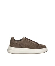 GUESS ELBA Baskets en cuir suédé - Chaussures Homme