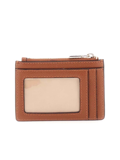 AMORETTE Porte-cartes plat avec zip COGNAC - Portefeuilles Femme