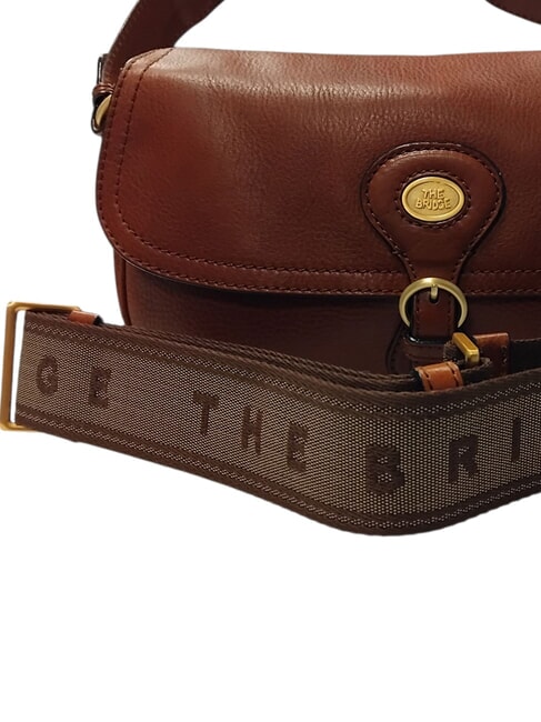 ISADORA Sac à bandoulière en cuir MARRON - Sacs pour Femme