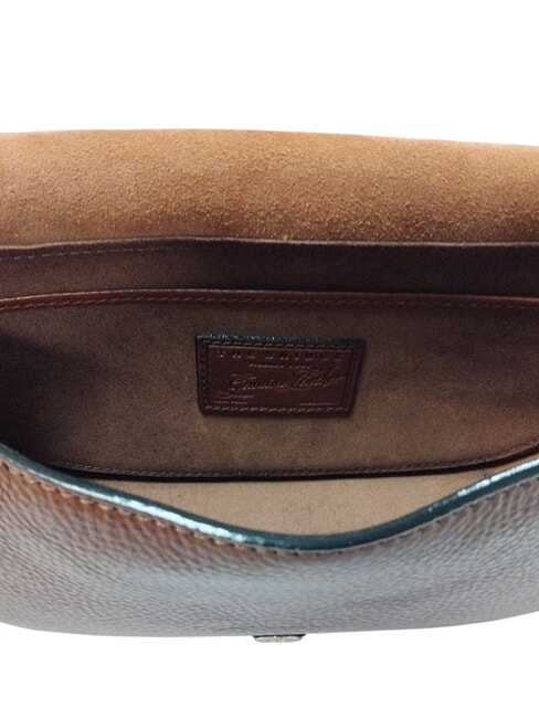 ISADORA Sac à bandoulière en cuir MARRON - Sacs pour Femme