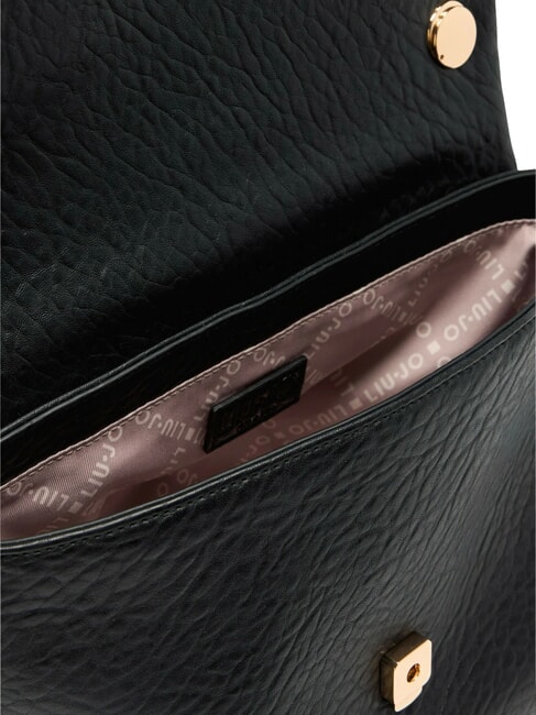 MEHMET Sac bandoulière chaîne bicolore NOIR - Sacs pour Femme