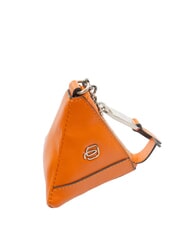 PIQUADRO CAMPIONARIO - MUSE &Eacute;tui &agrave; cl&eacute;s/porte-monnaie en cuir orange2 - Porte-cl&eacute;s - 2