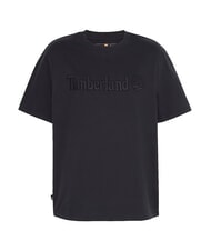 TIMBERLAND EMBROIDERY TONAL T-shirt en cotton NOIR - T-shirt - 4