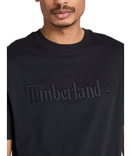 TIMBERLAND EMBROIDERY TONAL T-shirt en cotton NOIR - T-shirt - 3