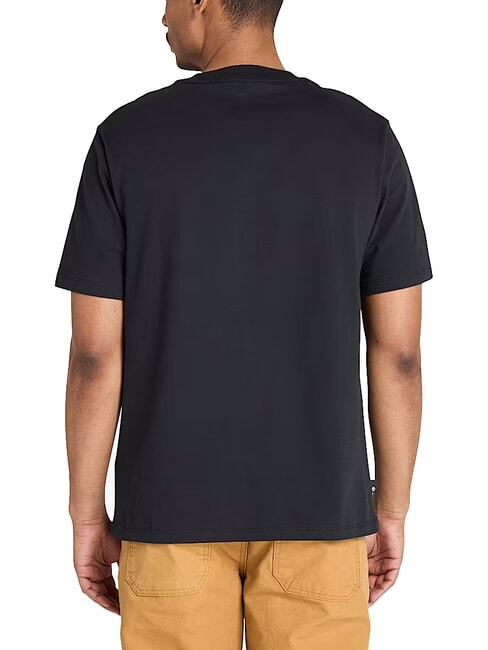 EMBROIDERY TONAL T-shirt en cotton NOIR - T-shirt